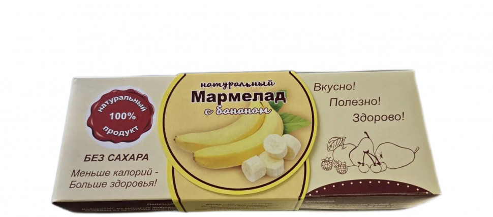  Мармелад натуральный "Банан" 140г  в Кропоткине