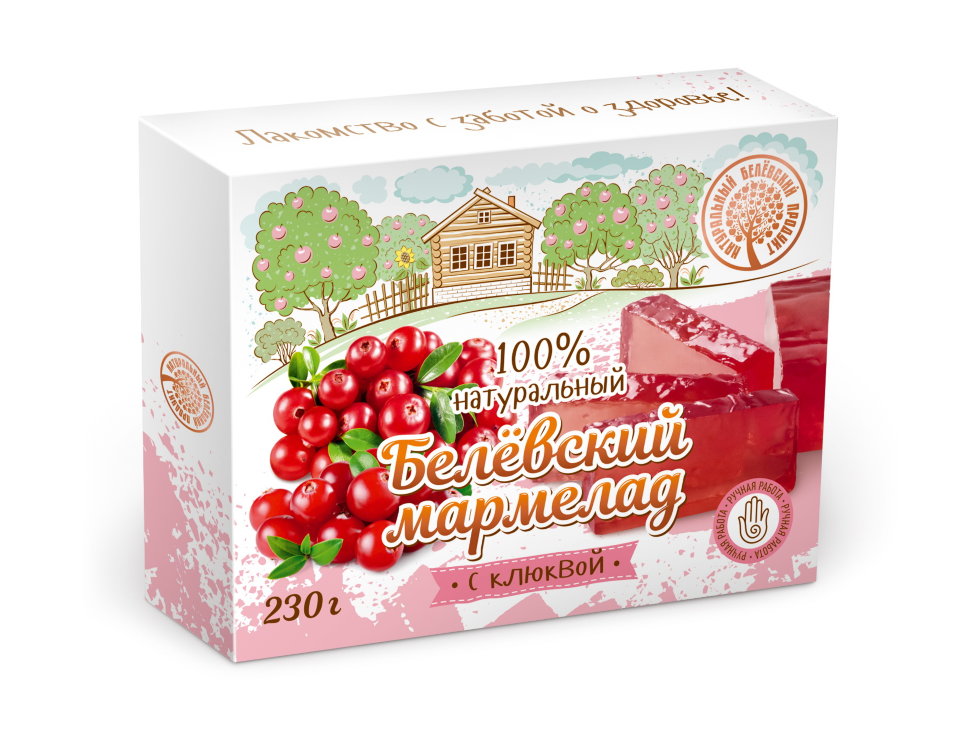  Мармелад белевский "Клюква" 230г в Кропоткине